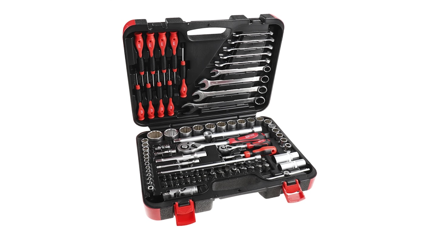 RS PRO 94 Piece Mechanical Tool Kit with Case RS