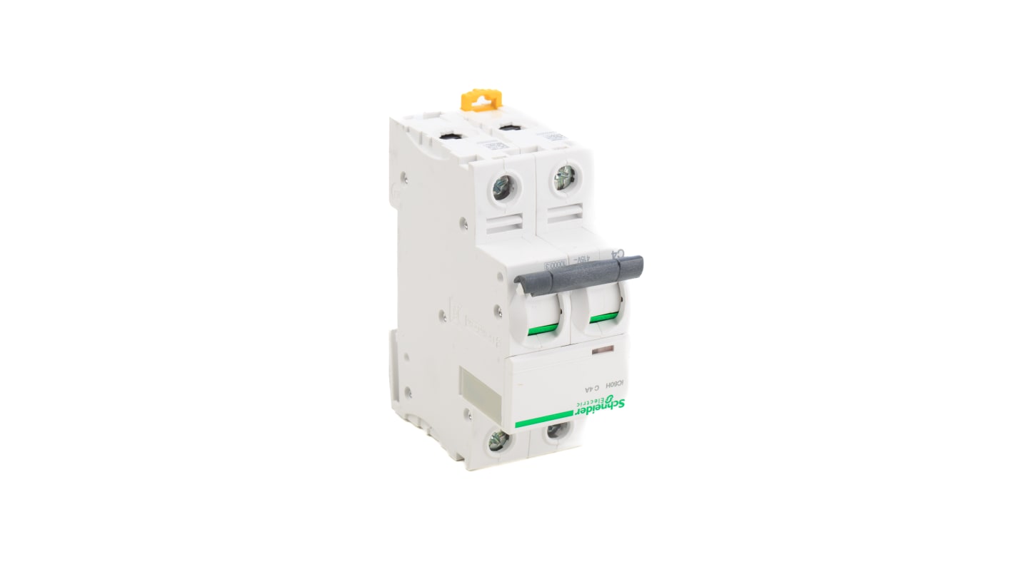 Disjoncteur IC60N 2P 2A Courbe D - Schneider Electric