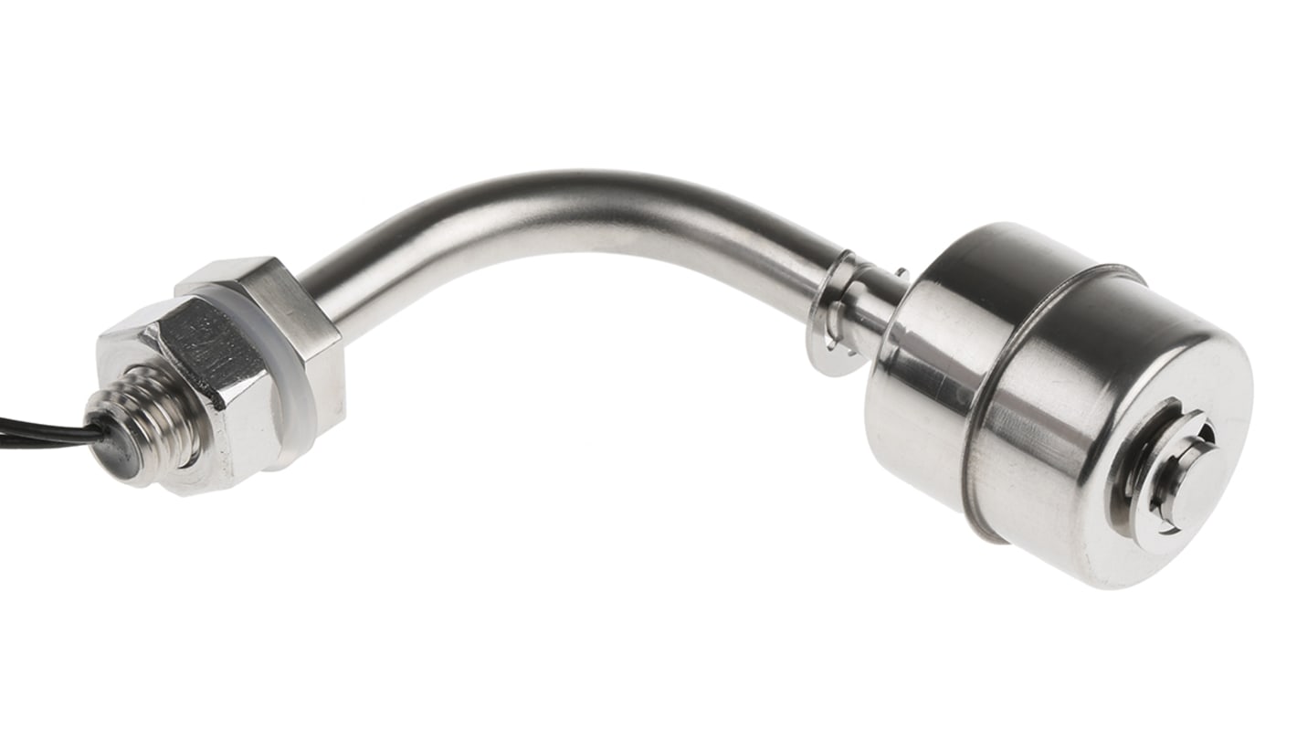 RS PRO Horizontal Stainless Steel Float Switch, Float, 300mm Cable, NO ...