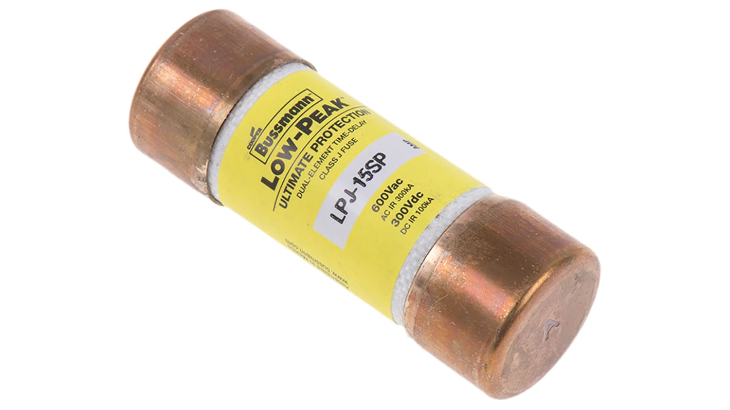 LPJ15SP Eaton 15A T Cartridge Fuse, 21 x 57mm RS