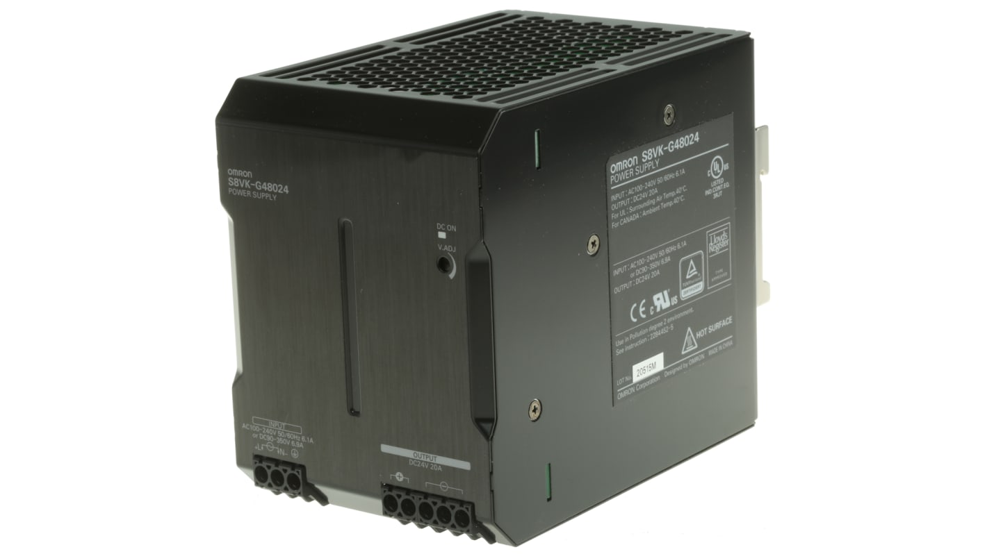 大量入荷 制御機器ストアS8VK-S48024 AC100 200v入力 DC24v出力 480w プッシュイン接続 オムロン パワーサプライ 請求書  領収書可能