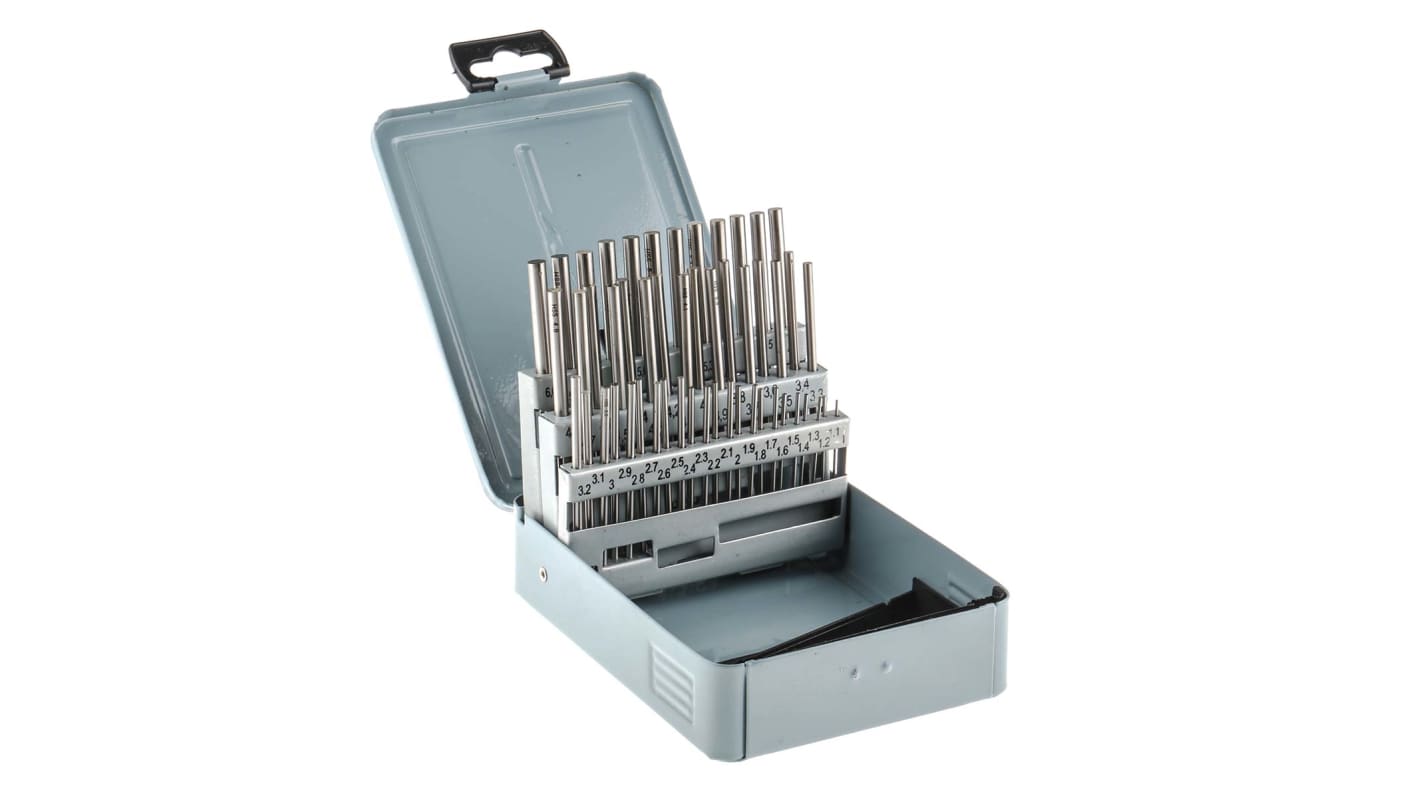 RS PRO Drill Blank Set, Steel, 51 piece RS