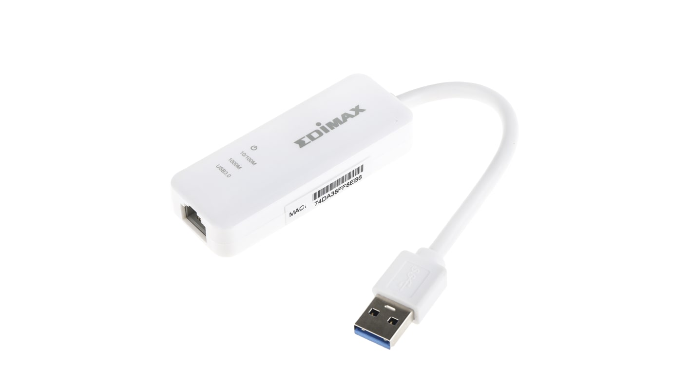 Adaptador Edimax EU-4306, Conector A USB 3.0, B Ethernet | RS