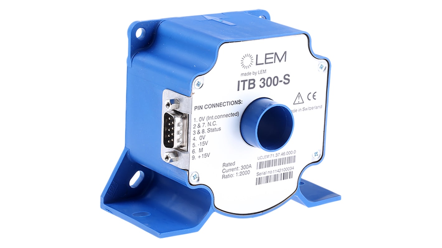 ITB 300-S | LEM Current Sensor, 300A nominal current, 150mA output ...