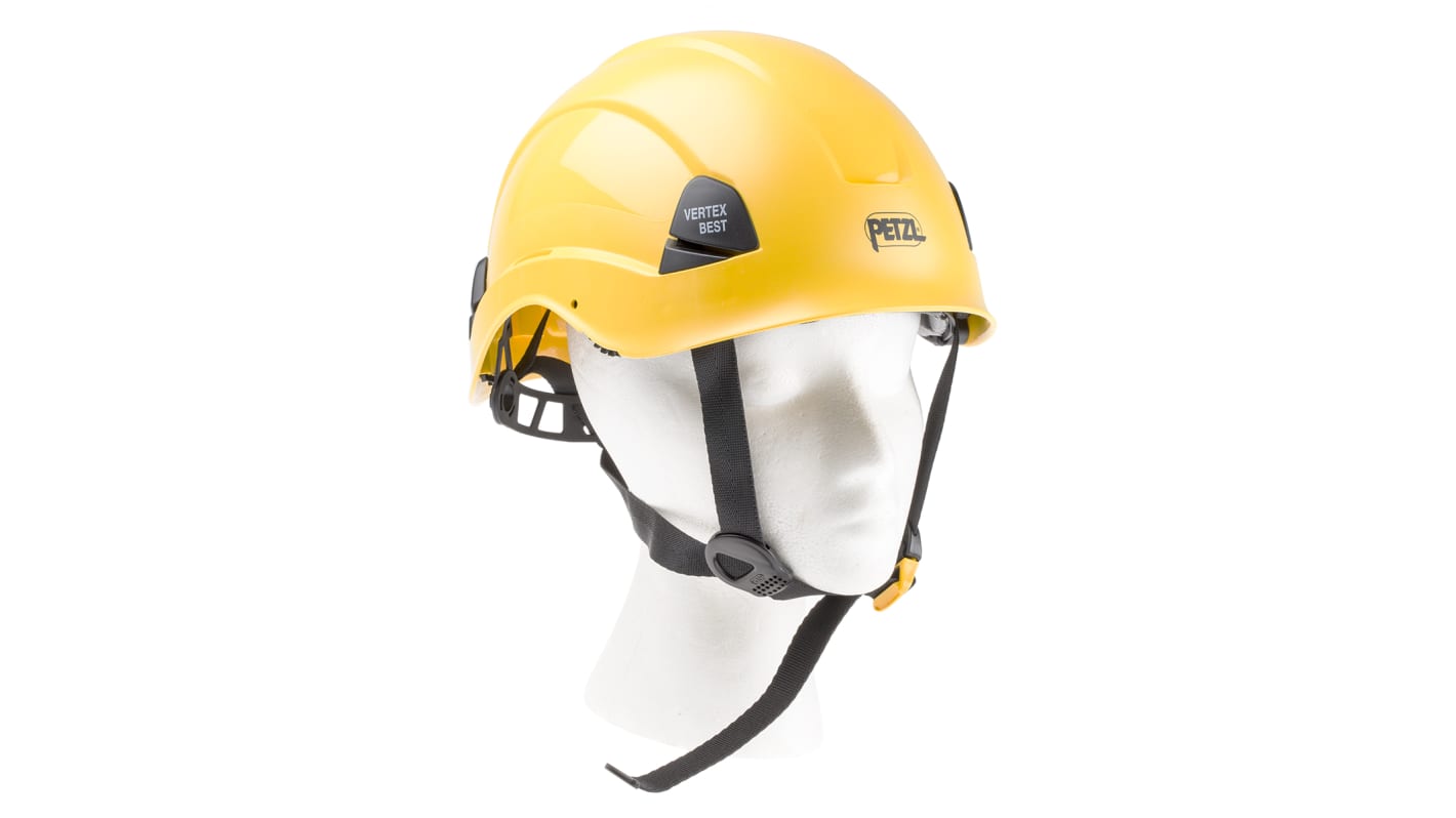 A10BYA Petzl VERTEX BEST Yellow Hard Hat with Chin Strap, Adjustable RS
