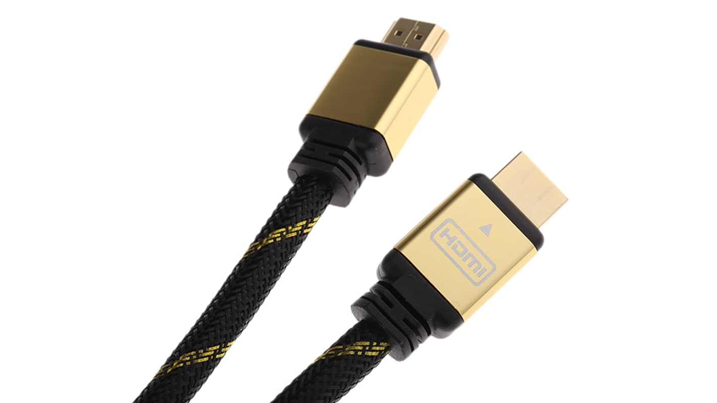 Roline Male HDMI Ethernet to Male HDMI Ethernet Cable, 10m