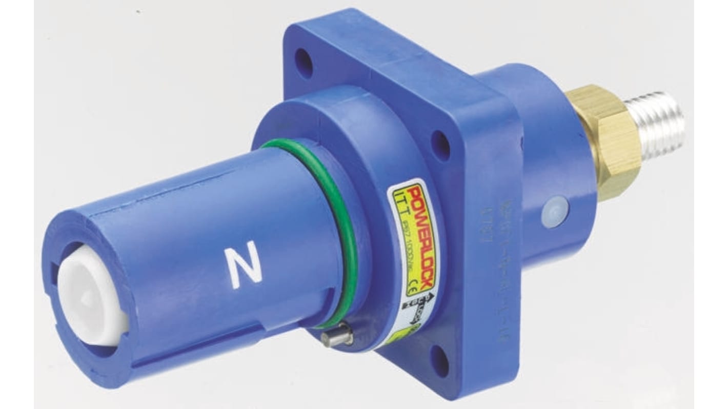 NPDFTNBLLT6 ITT Cannon, Veam Powerlock Panel Mount Industrial