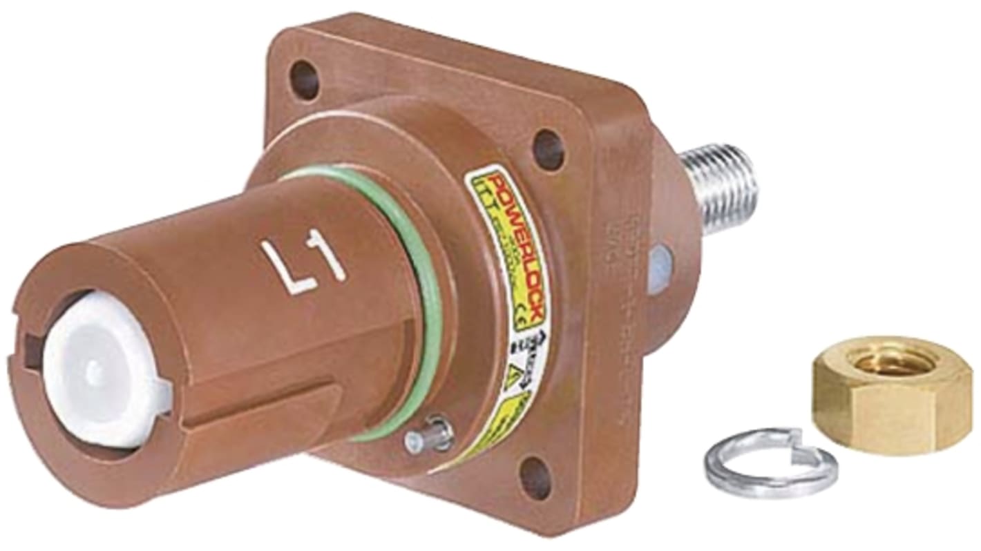 NPDFT1BNLT6 ITT Cannon, Veam Powerlock Panel Mount Industrial