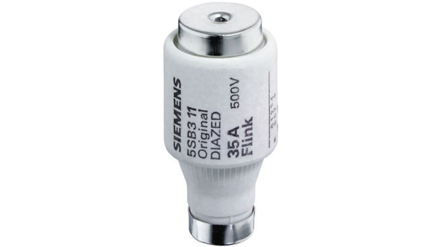5SC121 | Siemens DIAZED-Sicherung Typ DIV, Anwendungsbereich gG 100A 500V  ac 50 kA @ 500 V ac, 8 kA @ 500 V dc | RS