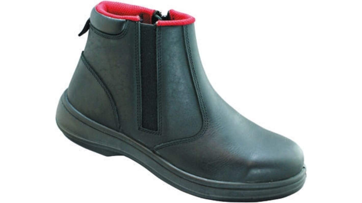 RS PRO Black Steel Toe Capped Womens Safety Boots, UK 5 RS