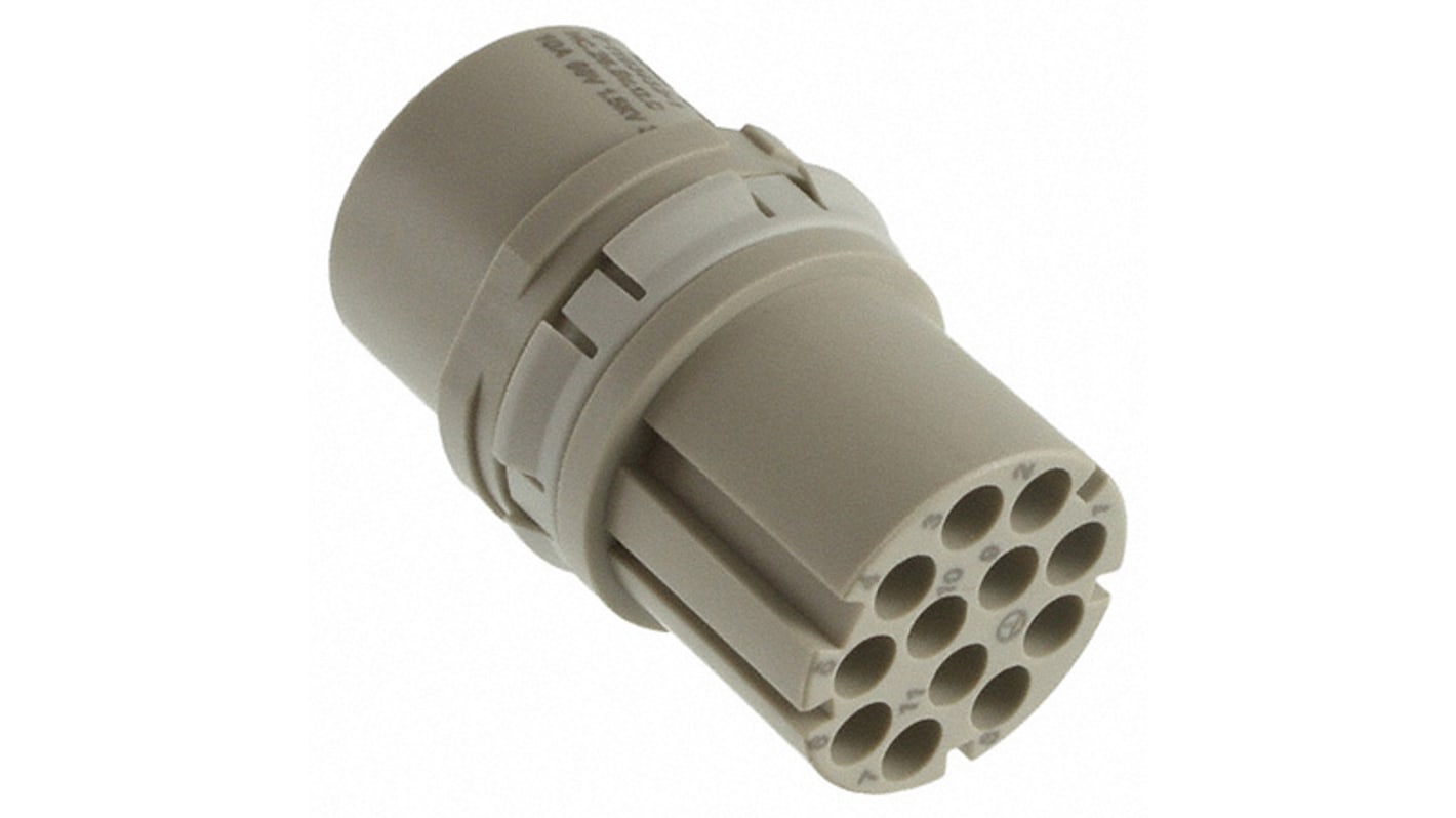 11034311 TE Connectivity CHC, HC25, HTS Cable Mount Connector, 12