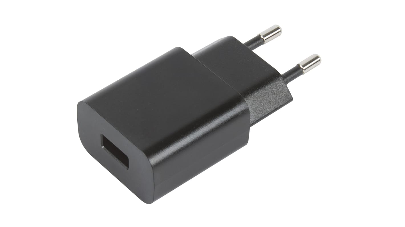 VEU10US050-EU | Adaptador AC/DC XP 100V ac, 5V dc, 1 salida, Adaptador USB, 2.1A, 10W, Tipo C | RS