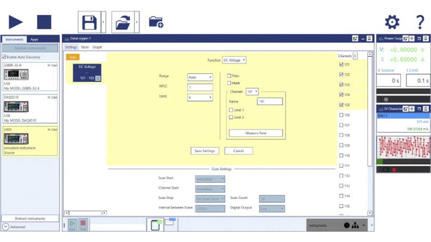 KICKSTARTFL-BASE | Keithley Base KickStart App for Use with Data Logger ...