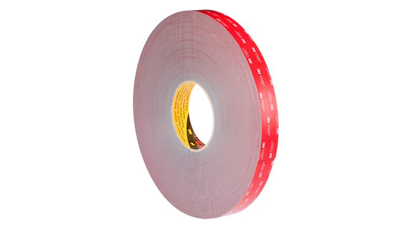 3M GPH-110GF x 3m Cinta de acrílica 3M GPH-110GF de Gris, 19mm x 3m, grosor 1.1mm | RS