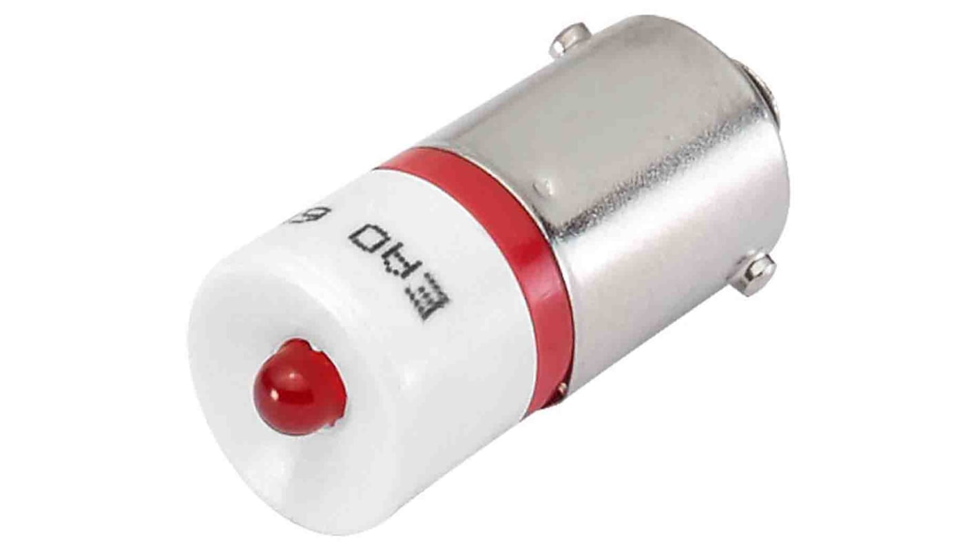 10-2512.1149 | LED Indicator Lamp, BA9s, White, Single Chip, 10mm dia ...