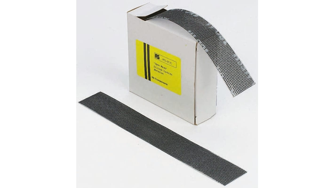 63642532858 Norton Silicon Carbide Very Fine Abrasive Cloth Roll, 5m x 37mm RS