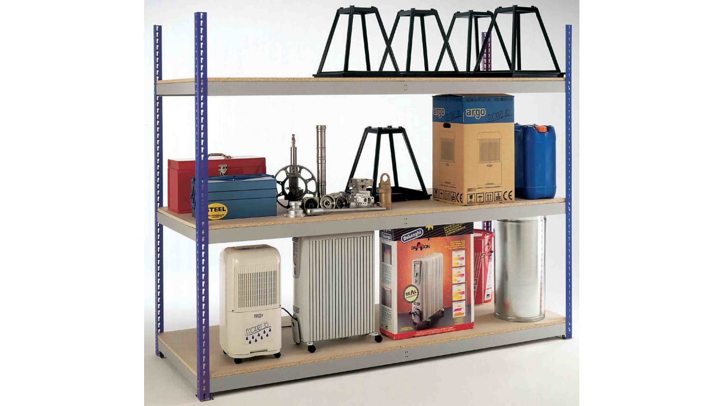 RS PRO Blue EasiRack Shelving System Upright Frames, 1980mm RS