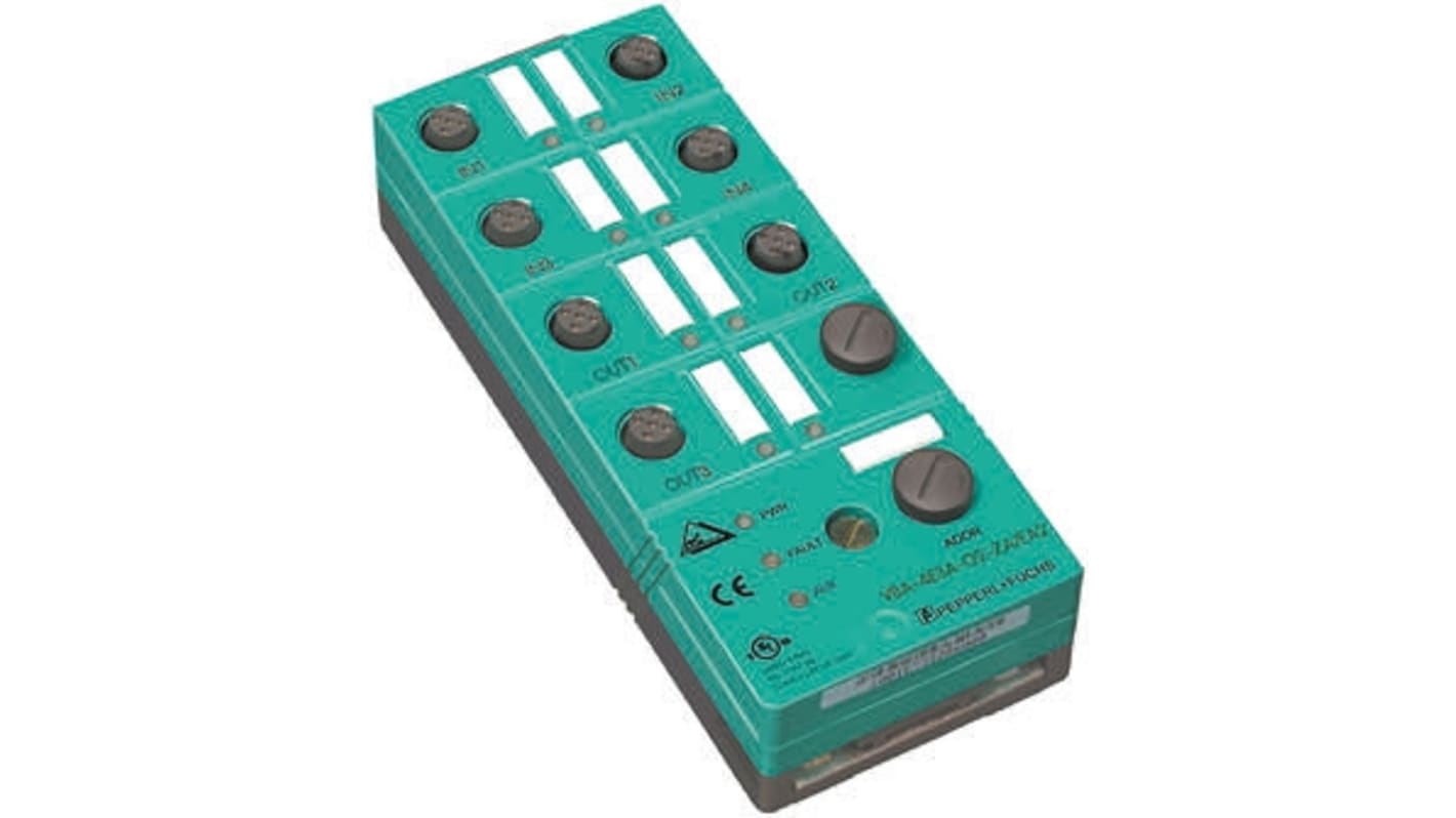 VBA-4E3A-G2-ZA/EA2 | Pepperl + Fuchs PLC I/O Module, 150 x 18.7 x 60 mm ...