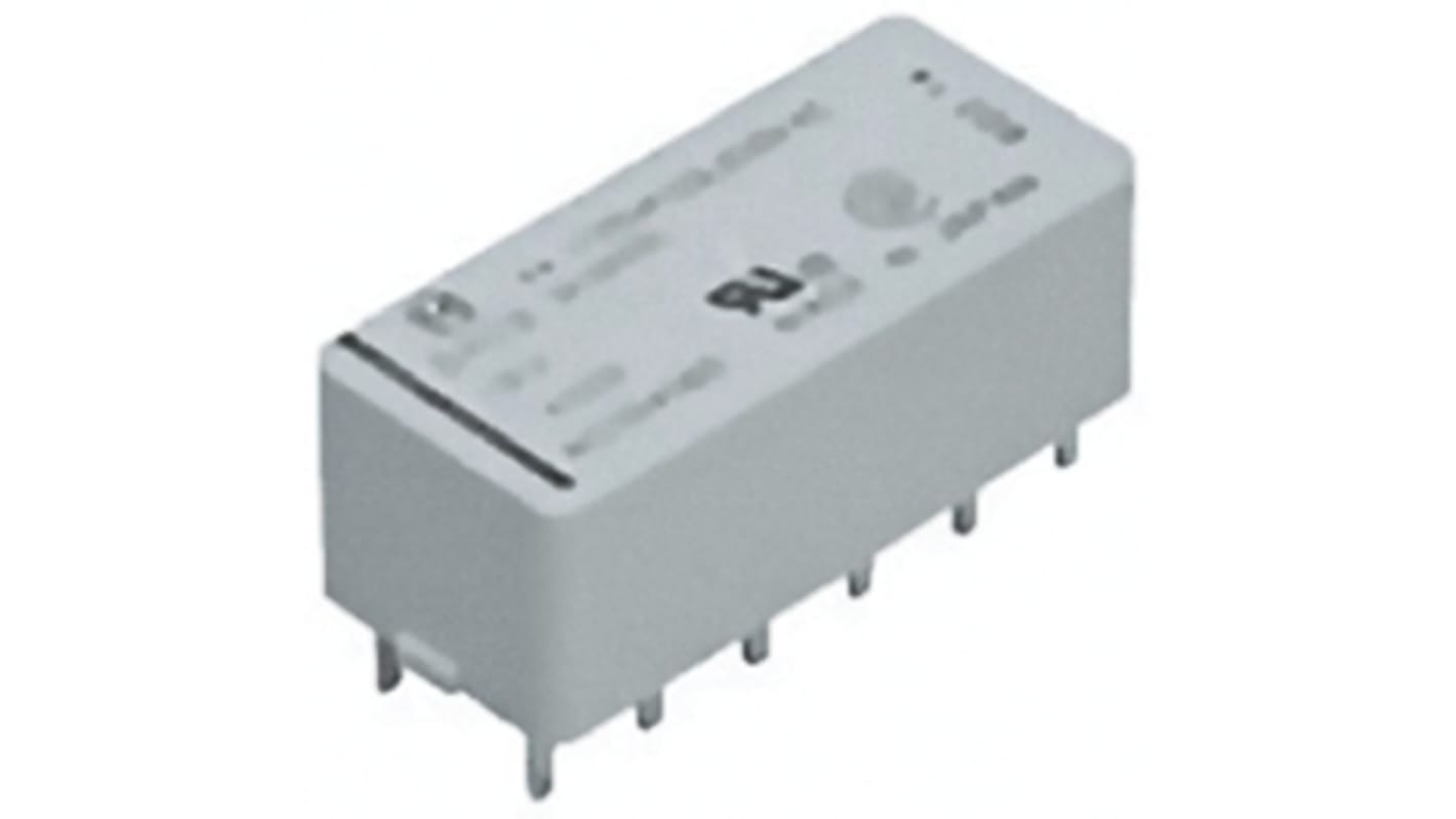 S4-L2-DC5V | Panasonic PCB Mount Latching Power Relay, 5V dc Coil, 3A ...