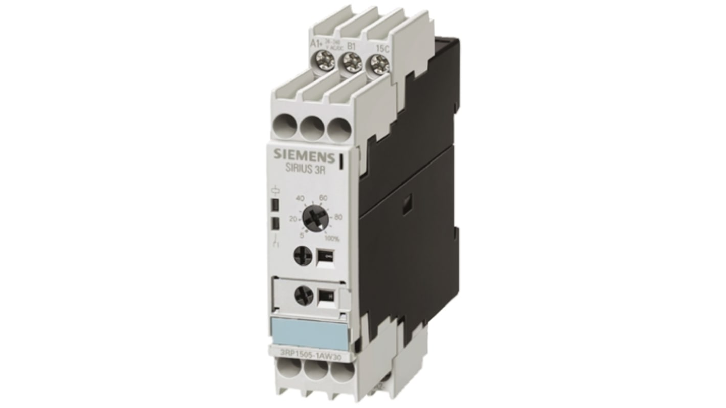 3RP15252AP30 Siemens DIN Rail Multi Function Timer Relay, 200 → 240V