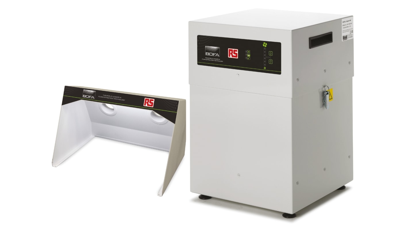 RS PRO, 230V ac Solder Fume Extractor Accessory, HEPA H13, 1.1kW, UK RS