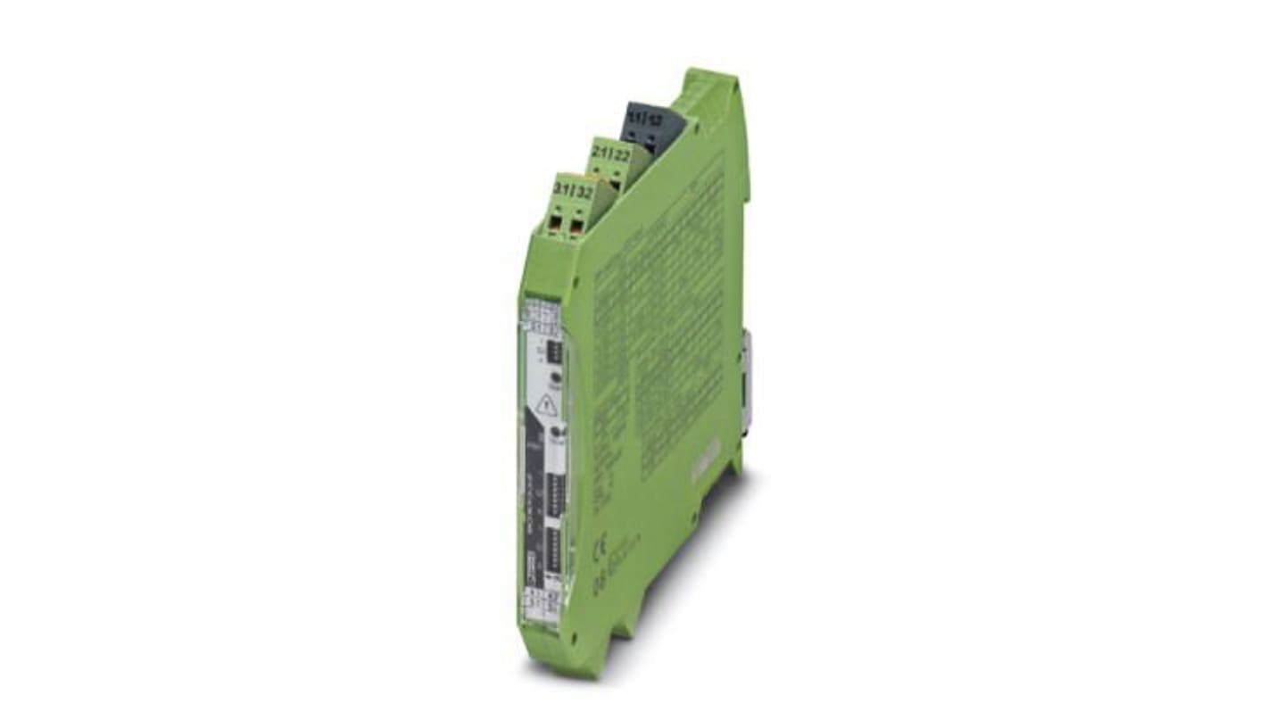 Phoenix Contact 1 Channel Galvanic Barrier, Isolating Amplifier, Current, Voltage Input, Current, Voltage Output, ATEX