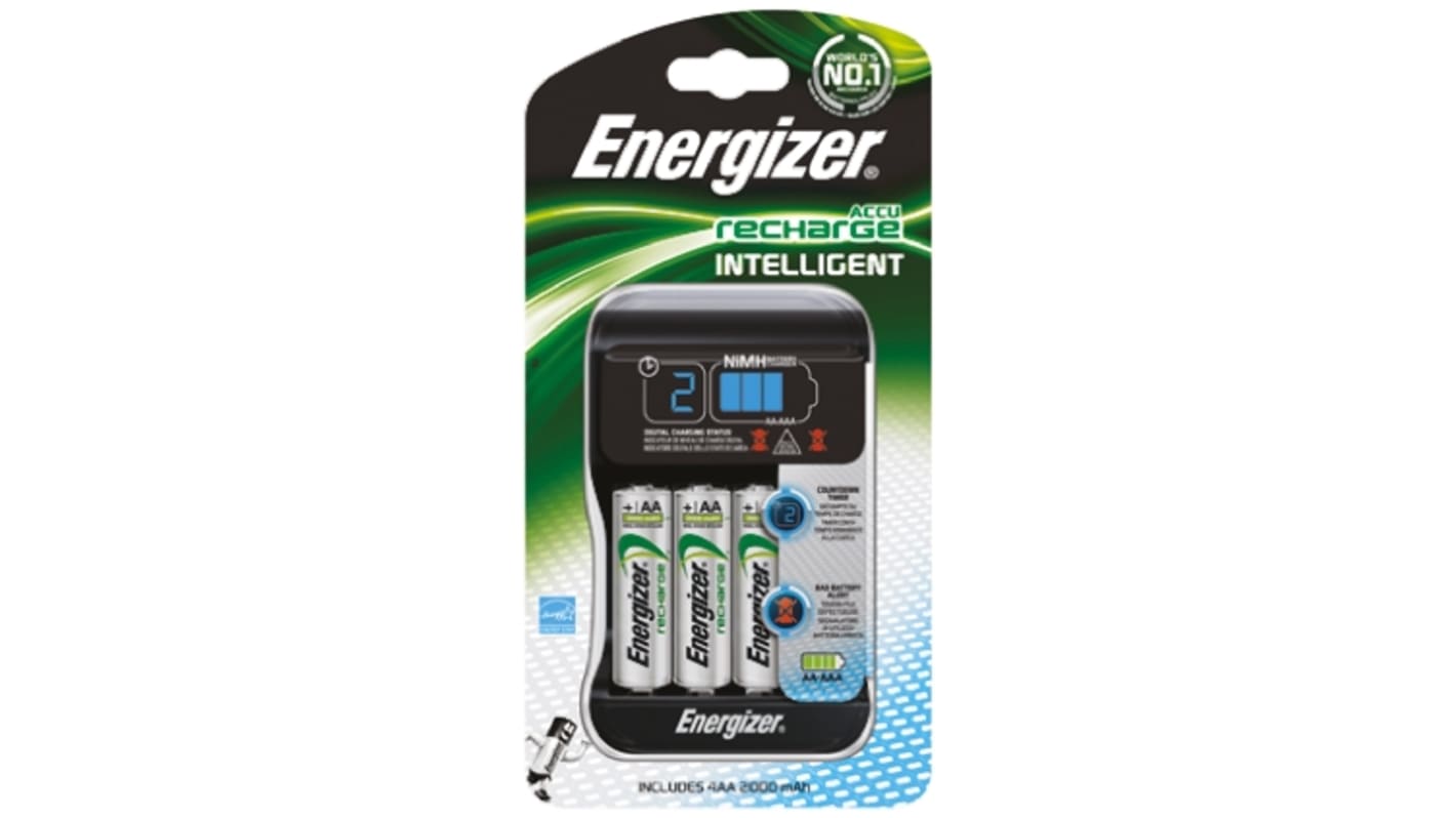 INTELLIGENT CHRGR Energizer CHP4 Battery Charger For NiMH AA, AAA