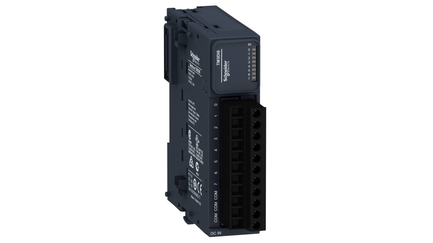 TM3DI8 Schneider Electric PLC I/O Module for use with Modicon M221