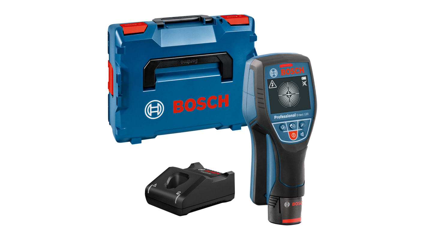 0601081301 | Escáner de Bosch D-tect 120, detección de 120mm y cables eléctricos hasta 60mm, con display LED | RS