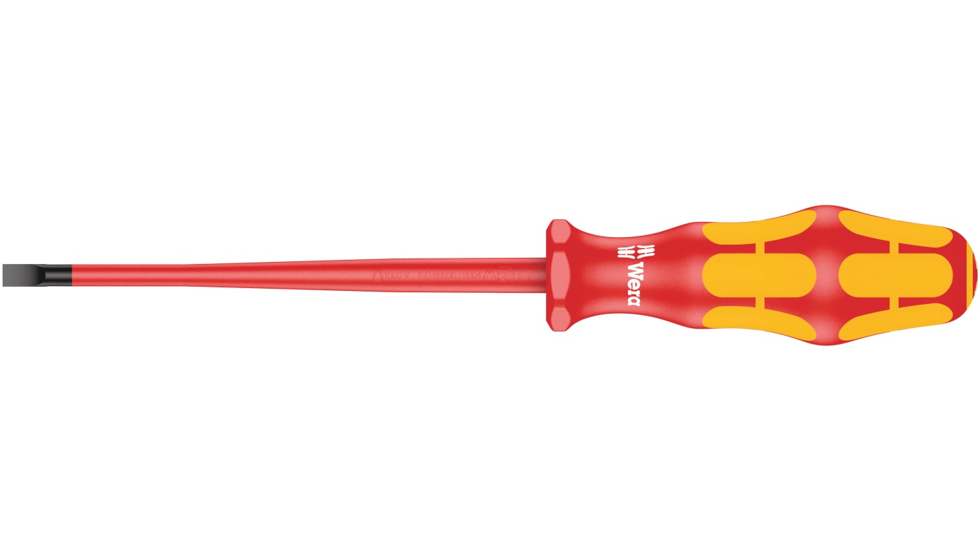 006442 Wera Flat Screwdriver 5.5 mm Tip, VDE 1000V Approved RS