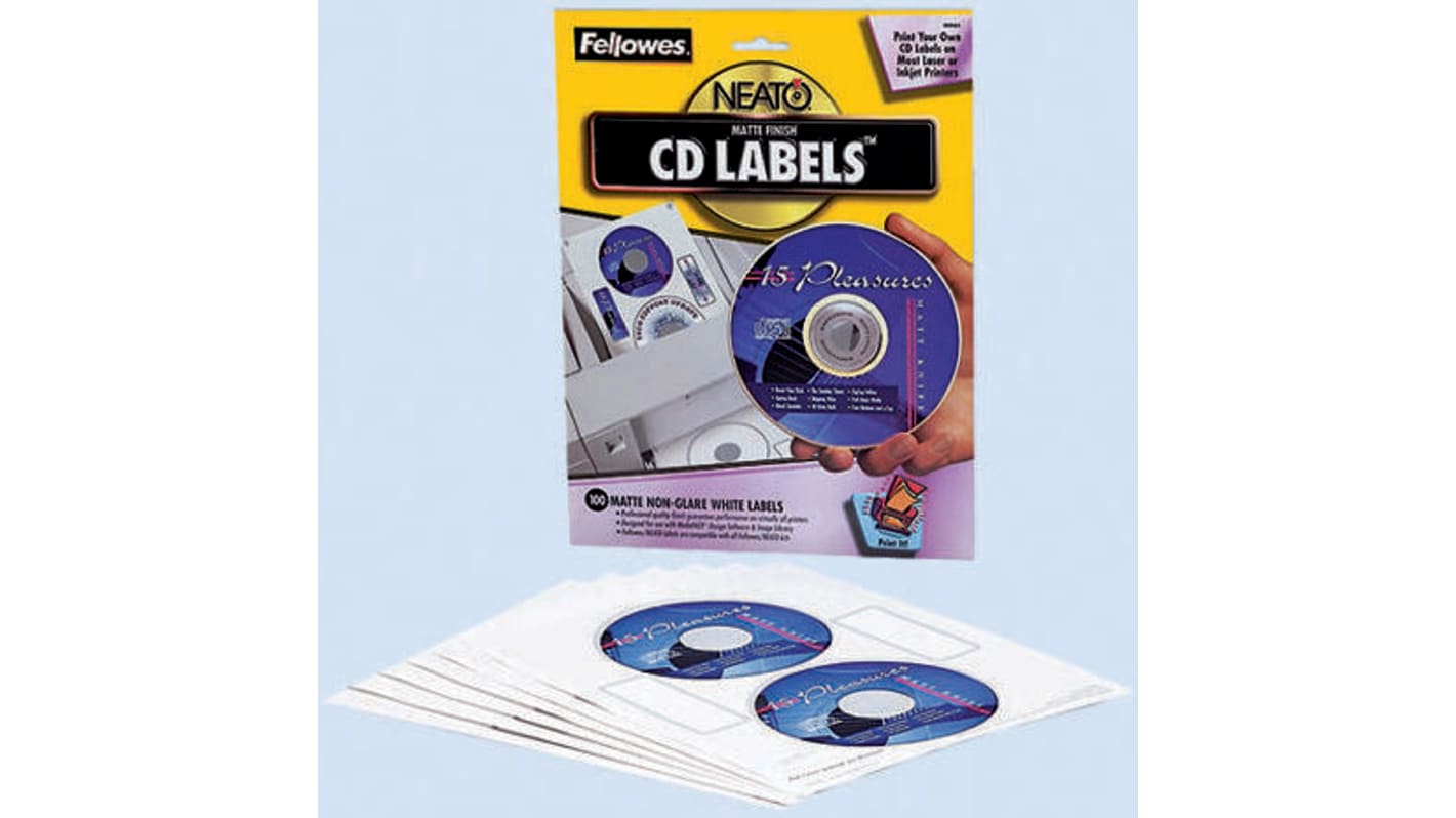 99962 | Fellowes neato matt CD label,40 labels | RS