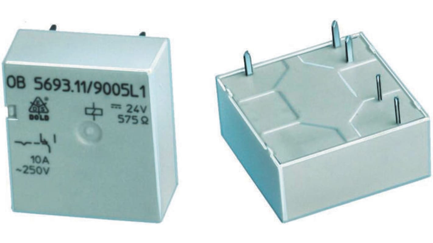 0045744 Dold PCB Mount NonLatching Relay, 6V dc Coil, 50A Switching