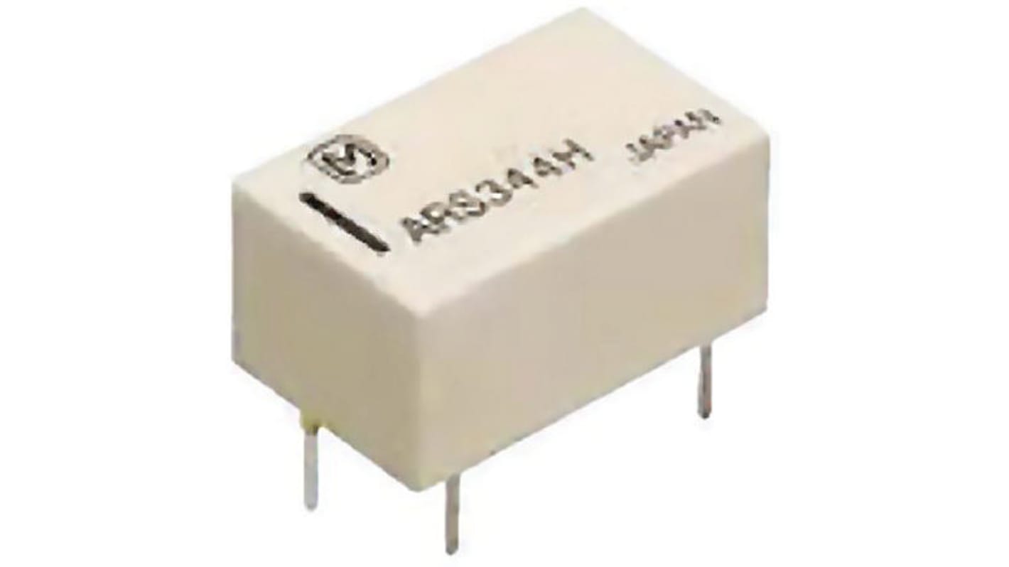 ARS114H Panasonic PCB Mount High Frequency Relay, 4.5V dc Coil, 75Ω Impedance, 3GHz Max. Coil