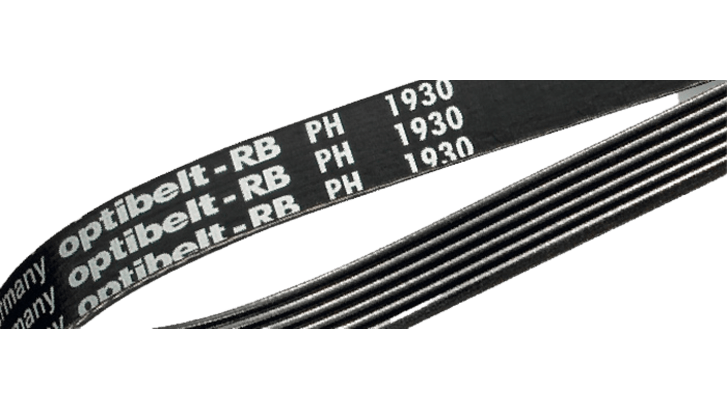 12 PJ 483 RB OPTIBELT Rubber RB Drive Belt, 483mm Length, 28.08mm