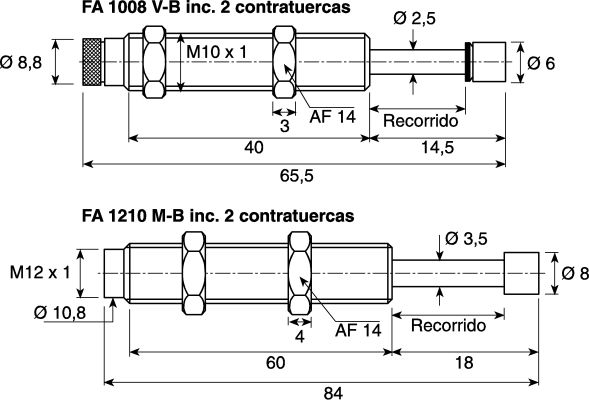 SMC Shock Absorber, RBC2015, 73.2mm Body Length - RS Components