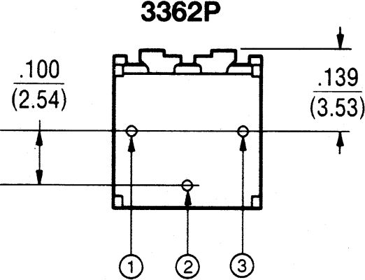 10kΩ, Through Hole Trimmer Potentiometer 0.5W Top Adjust Bourns, 3362 - RS  Components Vietnam