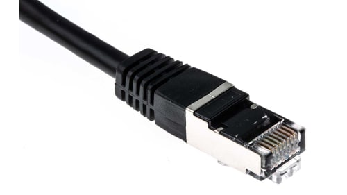 Cable Cat 6 Avec Connecteur S Ftp Gaine Pvc Noir 2m Rs Components