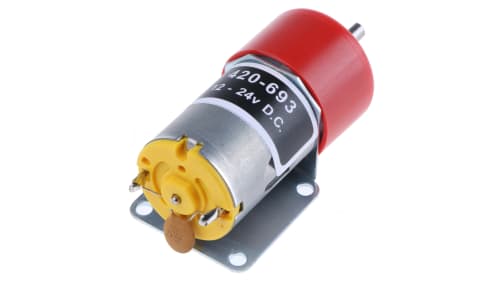 Motoreducteur Cc Rs Pro 12 V C C 1 3 W 33 Tr Min Dia De L Arbre 4mm Rs Components