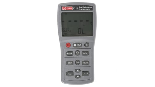 Rs Pro 1316 E J K N R S T Input Wired Digital Thermometer Rs Components