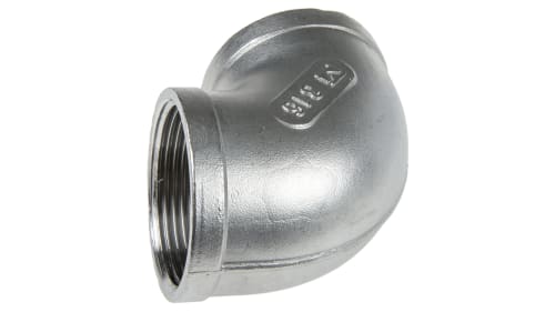 Rs Pro Stainless Steel 90 Elbow 1 1 2in G P Female X 1 1 2in G P Female Rs Components