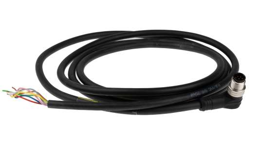 Brad from Molex Male 8 way Right Angle to Unterminated Sensor Actuator Cable, 2 m | 1200651800