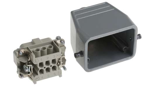 EPIC Plug Kit, 6 Way, 16A, Male, H-BE, 440 V | 10011000+10190000+12954300