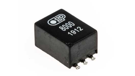 OEP Surface Pulse Transformer 1:1 Turns Ratio, 3.6 h Prim. Inductance, 111Ω Prim. Resistance | OEP8000