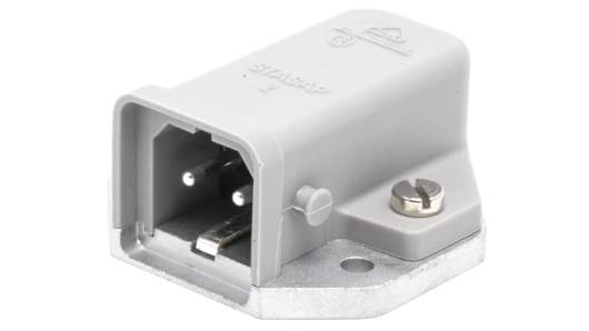 Hirschmann, ST IP20 Grey Surface Mount 2P Power Connector Socket, Rated At 16A, 250 V | 930822106 STASAP 2 B