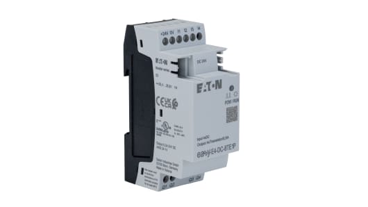 Eaton EasyE4 Series Control Relay, 0 V Supply, Transistor Output, 4-Input, Digital Input | 197512 EASY-E4-DC-8TE1P