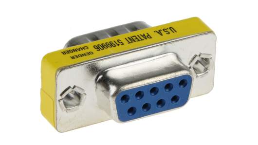 Switchcraft D-Sub Adapter 9-Way D-Sub to Male Male 9-Way D-Sub Female Female | EHDB9MF