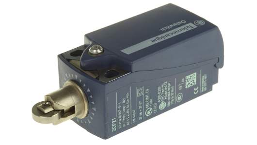 Telemecanique Sensors XCKP Series Roller Plunger Limit Switch, NO/NC, IP66, IP67, DP, Plastic Housing, 240V ac Max, 10A | XCKP2102G11