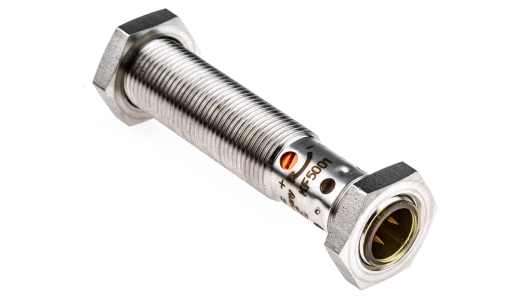 ifm electronic Capacitive Threaded Barrel Proximity Sensor, M12, 6 mm Detection, PNP NO, 10 → 36 V dc | KF5001