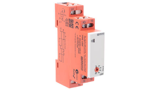 Broyce Control DIN Rail Mount Timer Relay, 24V ac, 1-Contact, 2 → 60s, 1-Function, SPDT | LEDF 24VAC/DC/230VAC. 2-60 Sec