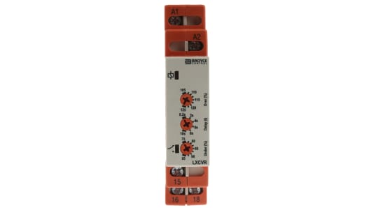 Broyce Control Phase, Voltage Monitoring Relay, 1 Phase, SPDT, DIN Rail | LXCVR 230V
